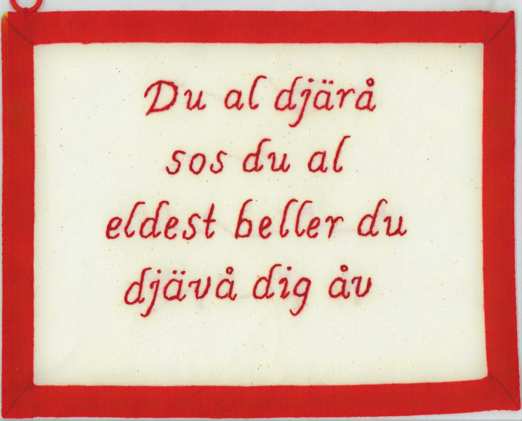 Broderade ordspråk
